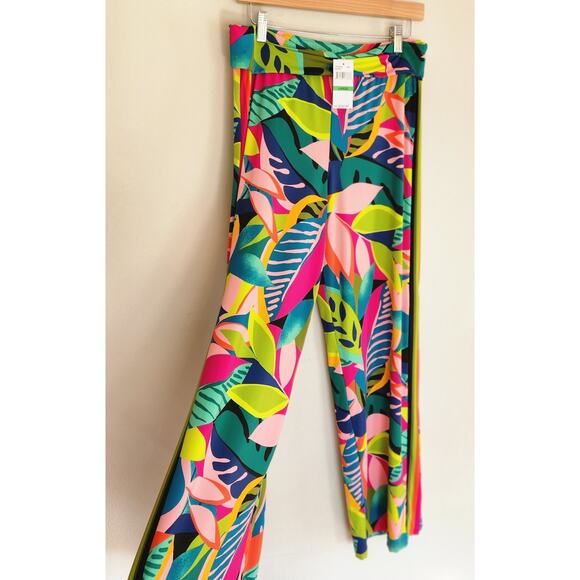 NWT $162 Trina Turk Rainforest Soft Jersey Swim Pants Size Medium and Large - Picture 5 of 11